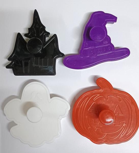 HALLOWEEN Cookie Cutter Stamp Set Ausstechformen 4 Teile Import USA
